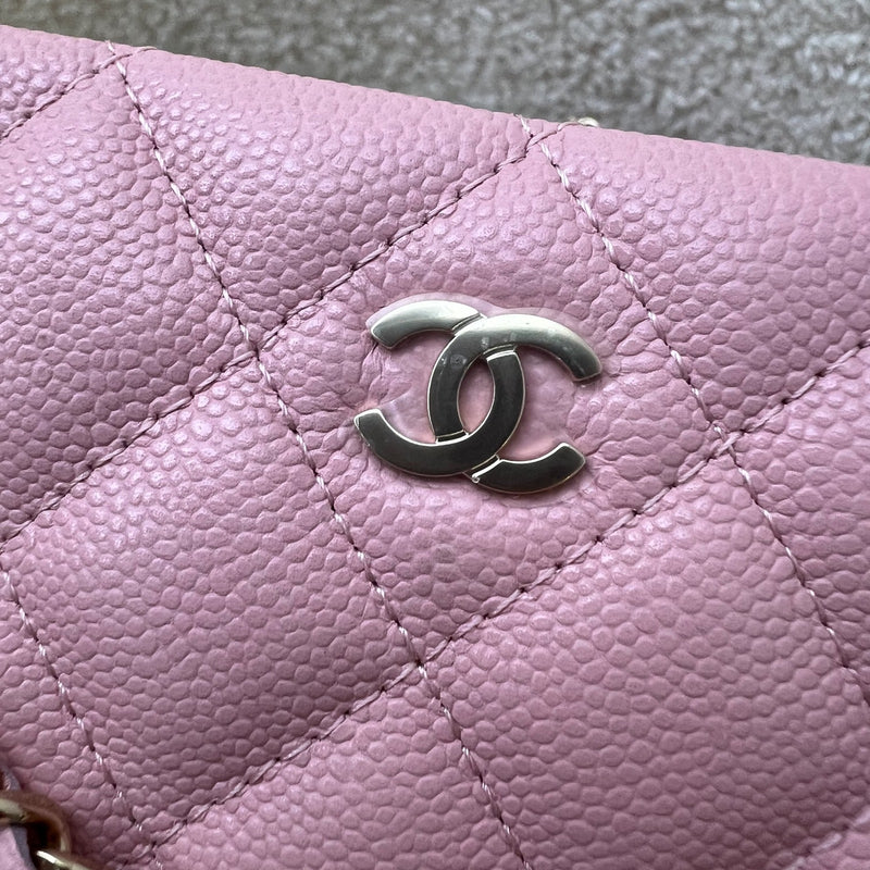 [Brand New] Chanel 25C / 25B Mini Clutch with Chain in Pink Caviar and SHW (Model: AP4423)