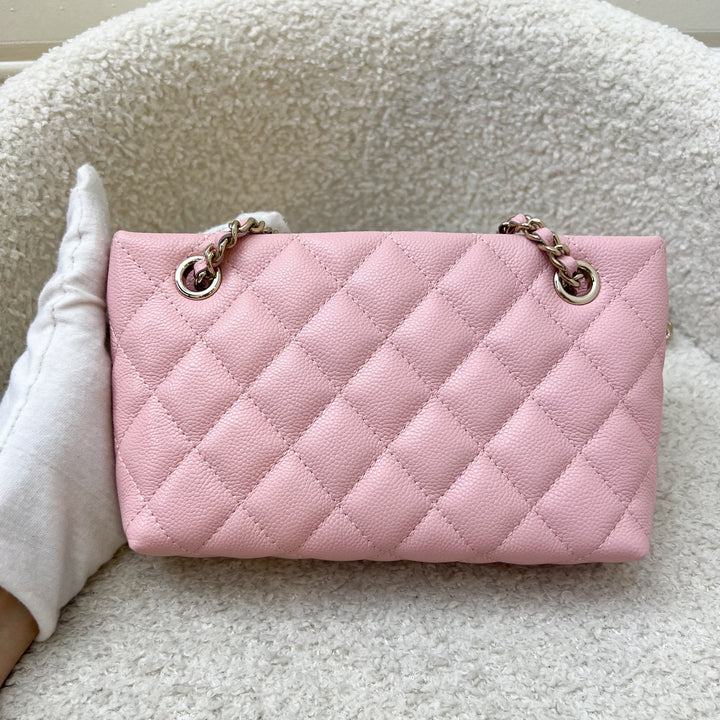 Brand New] Chanel 25C / 25B Mini Clutch with Chain in Pink Caviar