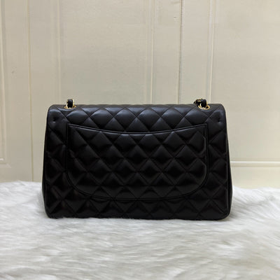 Chanel Jumbo Classic Flap DF in Black Lambskin and GHW