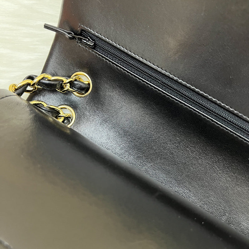 Chanel Jumbo Classic Flap DF in Black Lambskin and GHW