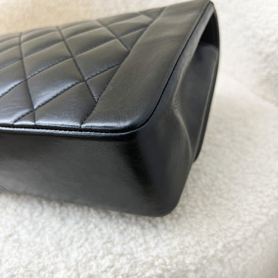 Chanel Medium Diana Flap in Black Lambskin and 24K GHW