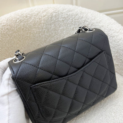 Chanel Classic Mini Square Flap in Black Caviar and GHW