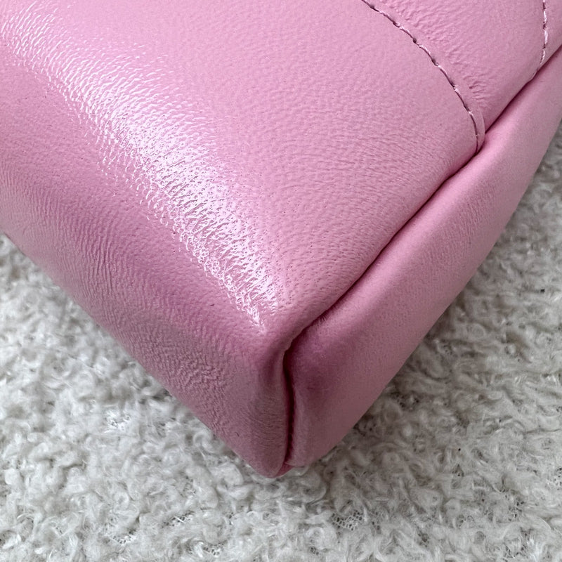 Chanel 31 Nano Shopping Bag in 25P Cotton Candy Pink Shiny Calfskin and LGHW