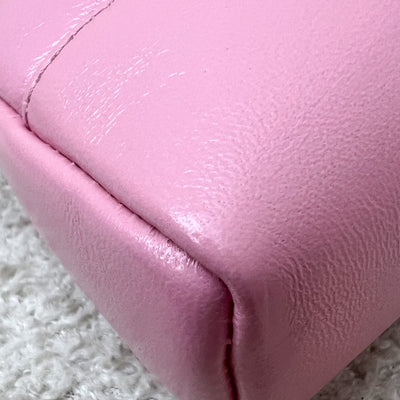 Chanel 31 Nano Shopping Bag in 25P Cotton Candy Pink Shiny Calfskin and LGHW