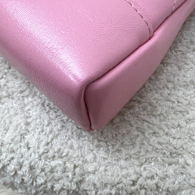 Chanel 31 Nano Shopping Bag in 25P Cotton Candy Pink Shiny Calfskin and LGHW