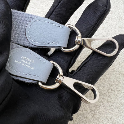 [BN Long Strap - Local Set - Sep 2025] Hermes Mini Evelyne TPM in Gris Pantin Clemence Leather and PHW