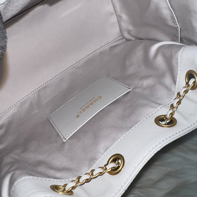 [Unused - June 2025] Chanel 25 Small Hobo Bag in Grey Caviar and AGHW (Model: AS5293)