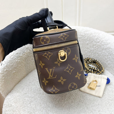 LV Vanity PM in Monogram Canvas, Black Trim and GHW (Model: M45165)