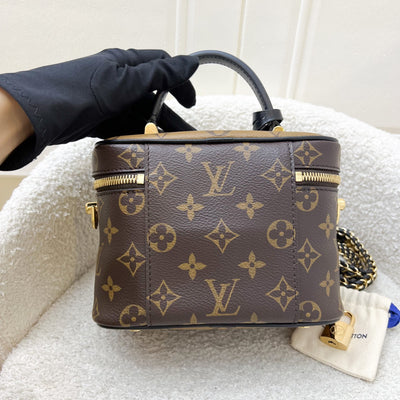 LV Vanity PM in Monogram Canvas, Black Trim and GHW (Model: M45165)