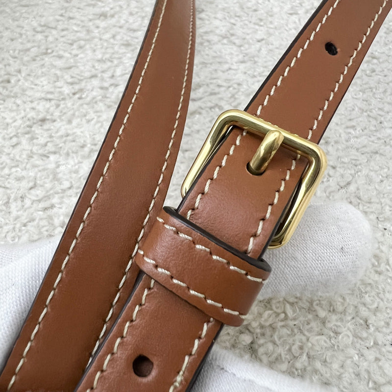 Celine Small Boston in Triomphe Canvas and Calfskin GHW