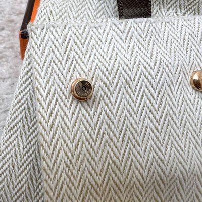 Hermes Mini Pop H Earrings in Gold Enamel and GHW