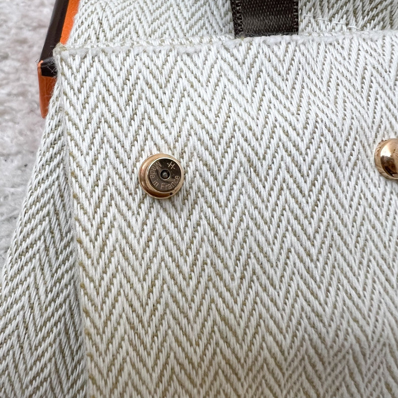 Hermes Mini Pop H Earrings in Gold Enamel and GHW