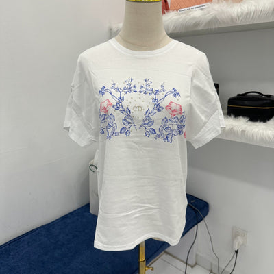 Christian Dior Girl's Tee in White Size 13