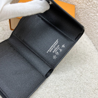 LV x TM Victorine Wallet in Murakami Multicolore Noir Black Monogram Canvas (Model: M14163)