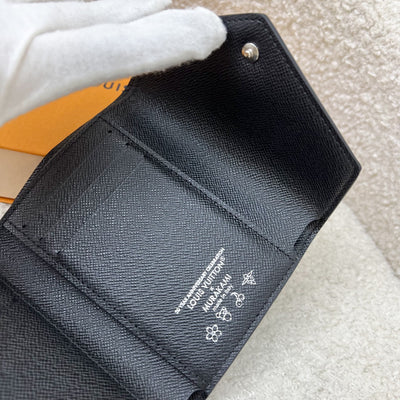 LV x TM Victorine Wallet in Murakami Multicolore Noir Black Monogram Canvas (Model: M14163)