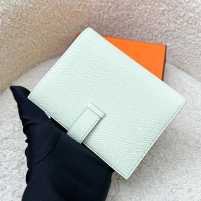 Hermes Bearn Compact Wallet in Vert Fizz Epsom Leather and PHW