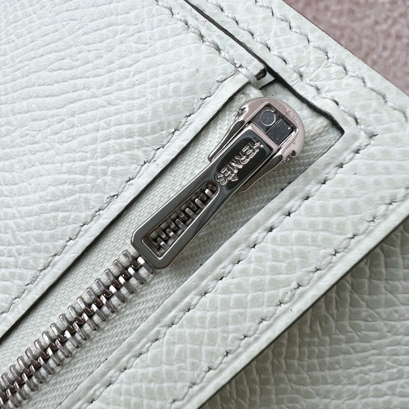Hermes Bearn Compact Wallet in Vert Fizz Epsom Leather and PHW