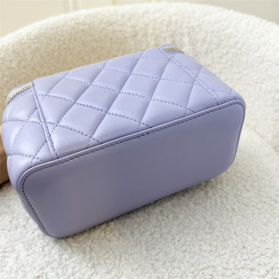Chanel Top Handle Small Vanity in 21k Lilac Purple LGHW