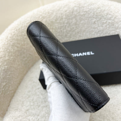 Chanel 24K Bifold Wallet in Black Caviar and LGHW