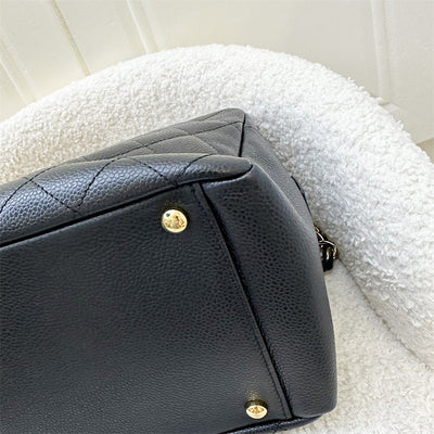 Chanel Vintage Petite Timeless Tote PTT in Black Caviar and GHW