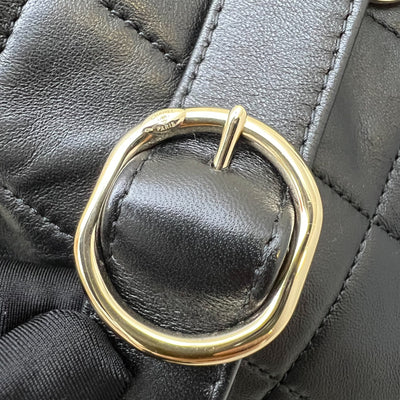 Chanel 22P Hobo Bag in Black Lambskin and LGHW (Model: AS3101)