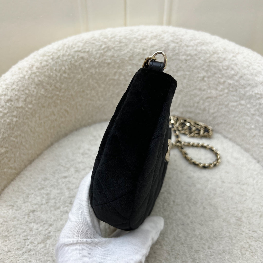 Chanel VIP Gift Crossbody Bag with Crystal Studded CC Logo in