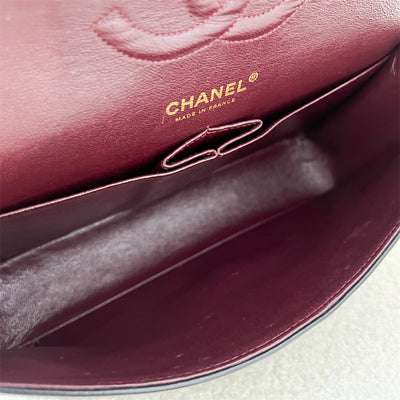 Chanel Medium Classic Flap CF in Black Lambskin and 24K GHW
