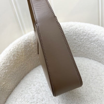 Saint Laurent YSL Le 5 à 7 Shoulder Bag in Taupe Smooth Calfskin and GHW