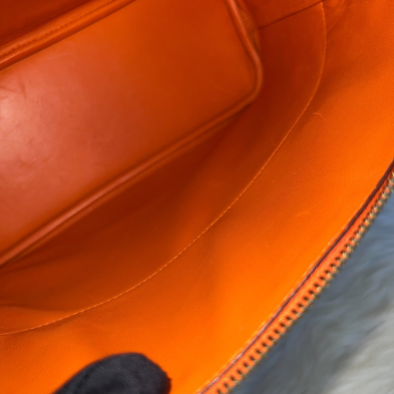 Hermes Bolide 31 in Orange Epsom Leather and GHW