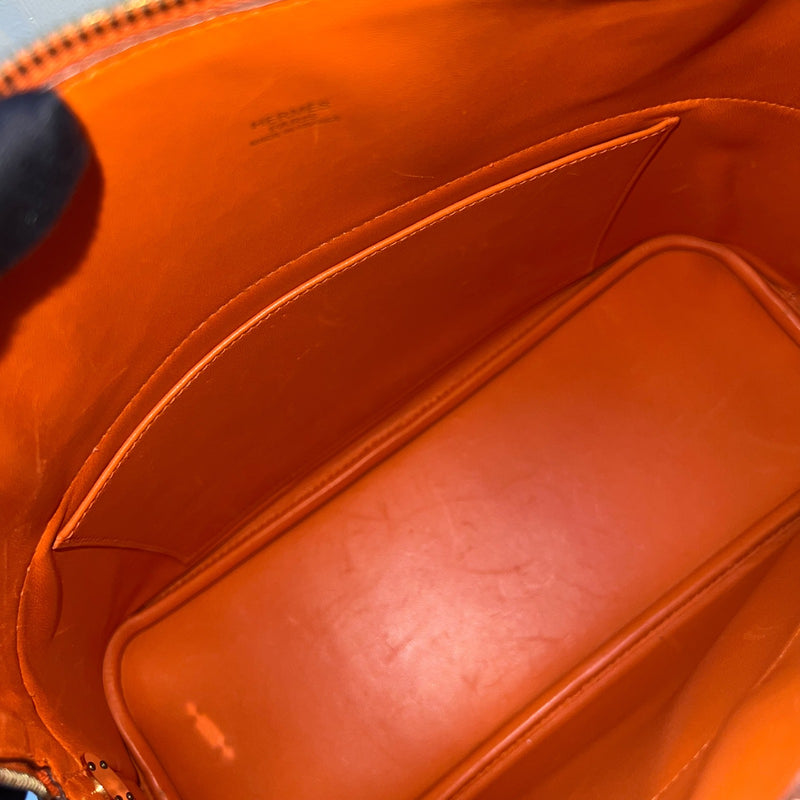 Hermes Bolide 31 in Orange Epsom Leather and GHW