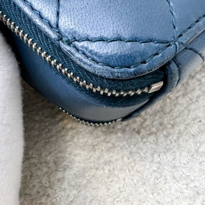 Chanel Seasonal Camera Bag in Blue Lambskin and SHW