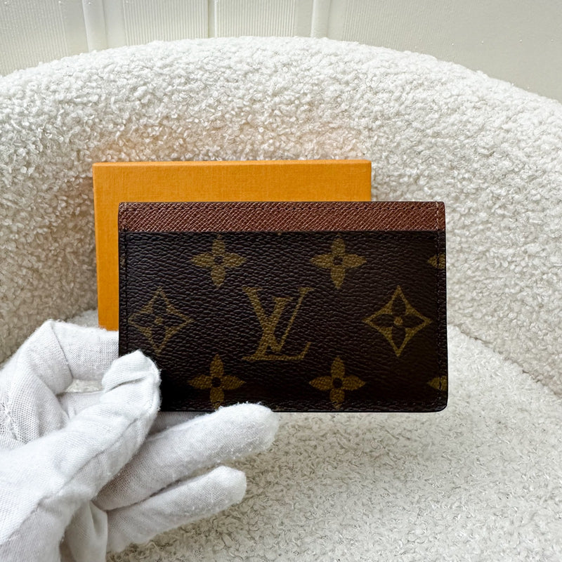 LV Card Holder in Armagnac Interior Monogram Canvas