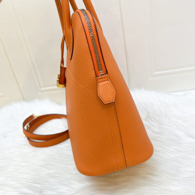 Hermes Bolide 31 in Orange Epsom Leather and GHW