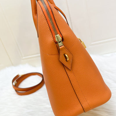Hermes Bolide 31 in Orange Epsom Leather and GHW