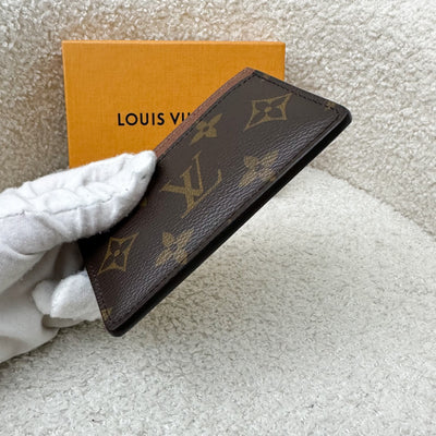 LV Card Holder in Armagnac Interior Monogram Canvas