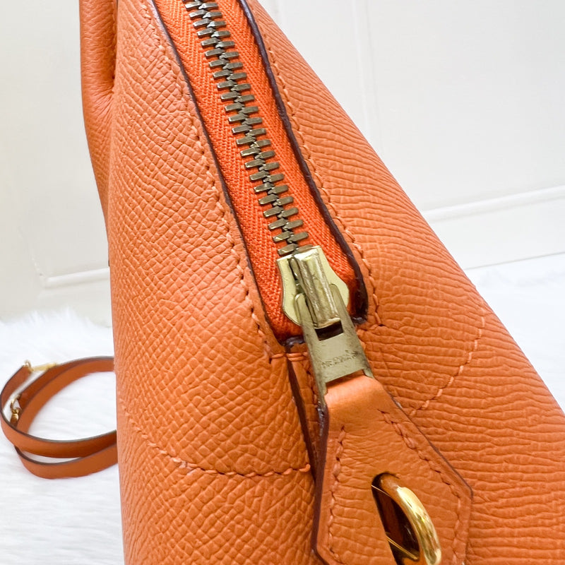 Hermes Bolide 31 in Orange Epsom Leather and GHW