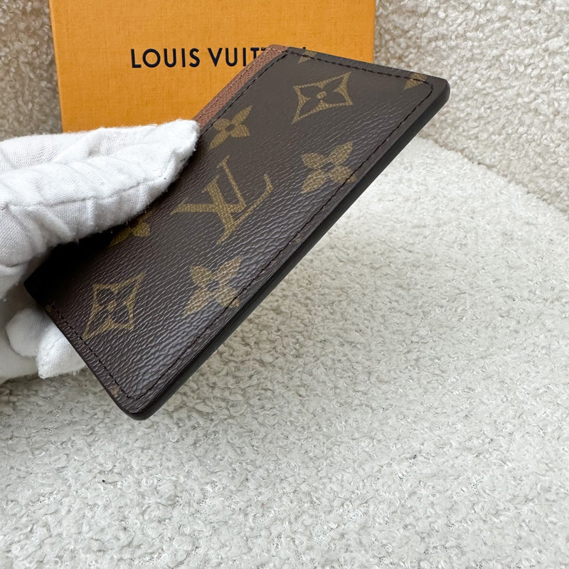 LV Card Holder in Armagnac Interior Monogram Canvas