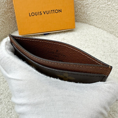 LV Card Holder in Armagnac Interior Monogram Canvas