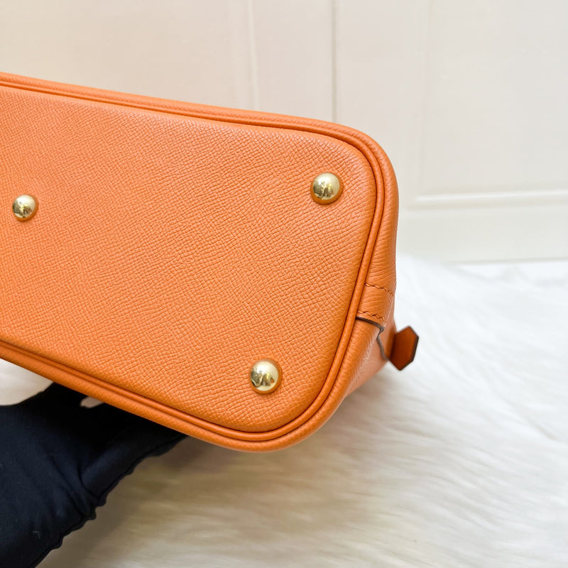Hermes Bolide 31 in Orange Epsom Leather and GHW