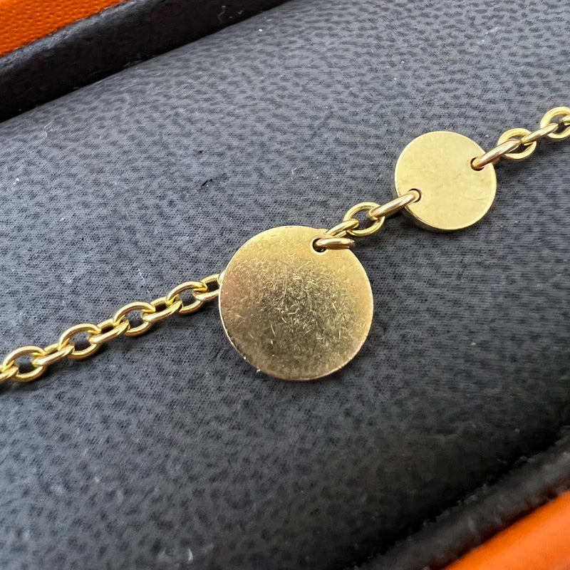 Hermes Confetti Bracelet in 18K Gold (Size SH)