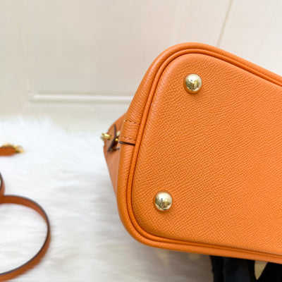Hermes Bolide 31 in Orange Epsom Leather and GHW