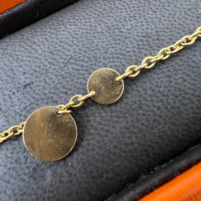 Hermes Confetti Bracelet in 18K Gold (Size SH)