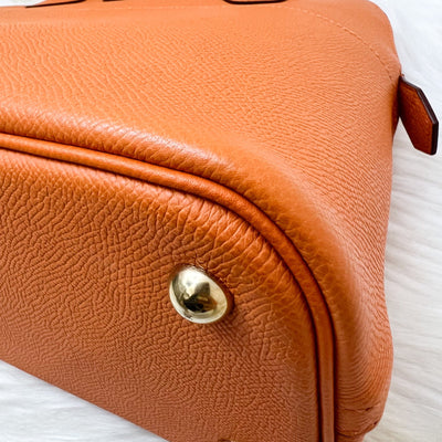 Hermes Bolide 31 in Orange Epsom Leather and GHW
