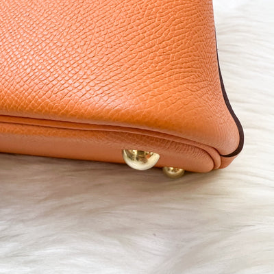 Hermes Bolide 31 in Orange Epsom Leather and GHW