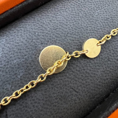 Hermes Confetti Bracelet in 18K Gold (Size SH)