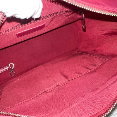 Chanel Medium (New Large) Gabrielle Hobo Bag in Dark Red Distressed Leather and 3-Tone HW