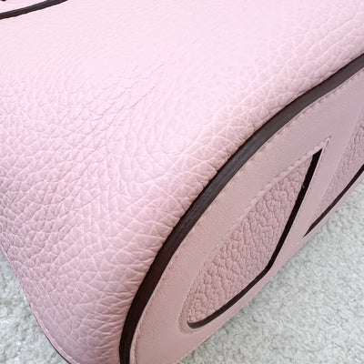 Hermes In The Loop 18 Bag in Rose Sakura Clemence and Swift Leather and PHW