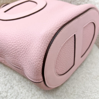 Hermes In The Loop 18 Bag in Rose Sakura Clemence and Swift Leather and PHW