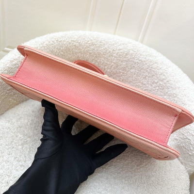 Chanel Seasonal Flap Bag in Ombre Pink and Orange Caviar and AGHW