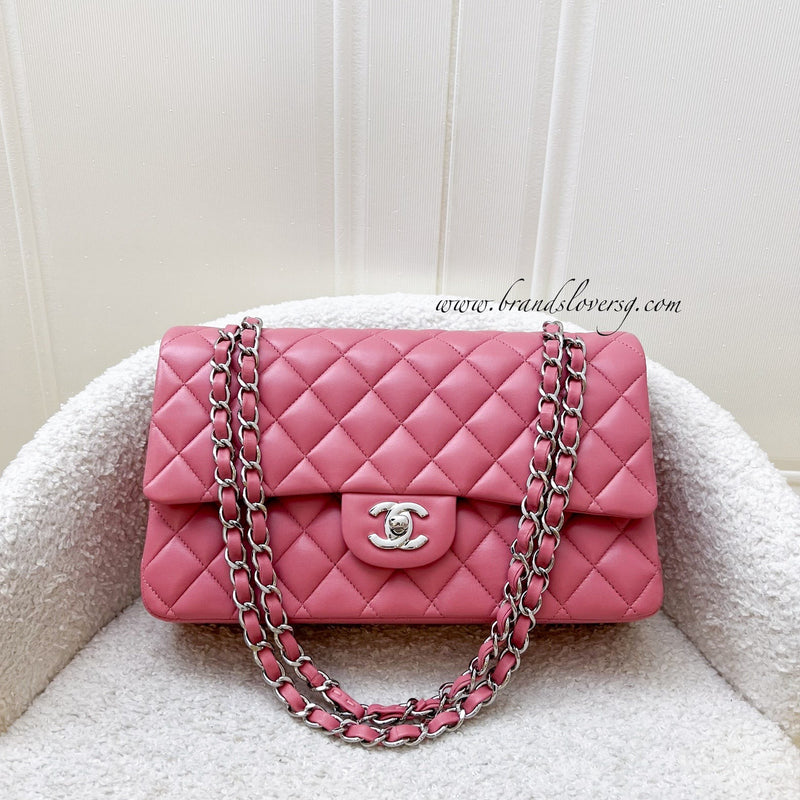 Chanel Medium Classic Flap CF in Pink Lambskin and SHW